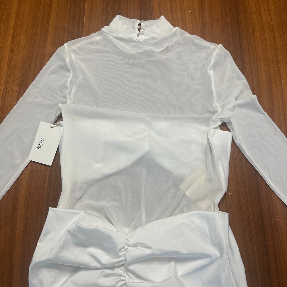 Seroya White Levina Dress, Revolve, Bride,‎ Engagement, Bachelorette, Size Large - Picture 4 of 13